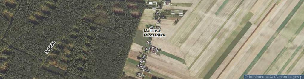 Zdjęcie satelitarne Marianka Mroczeńska ul.